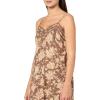 imageLucky Brand Womens Floral Lace Trimmed Slip DressBrown Floral