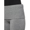 imageLucky Brand Womens Fold Over Sweater PantMedium Heather Grey