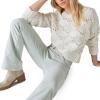 imageLucky Brand Womens High Rise Corduroy Stevie Flare JeanFall Mist
