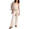 imageLucky Brand Womens High Rise Curvy FlareBright White