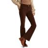 imageLucky Brand Womens High Rise Seamed Corduroy Stevie FlareWalnut