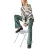 imageLucky Brand Womens High Rise Stevie Flare JeanFairytale Green