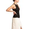 imageLucky Brand Womens Knit Rib Sweater TankDark Black