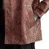 imageLucky Brand Womens Marla Leather Pebble TrenchBurgundy