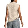 imageLucky Brand Womens Metallic Sweater VestWhisper White