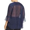 imageLucky Brand Womens Mix Print Floral TopNavy Multi