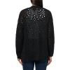 imageLucky Brand Womens Mixed Stitch CardiganDark Black