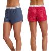 imageLucky Brand Womens Pajama Bottoms  UltraSoft 2 Pack Sleep and Lounge Sweat Shorts Cortos de Pijama para MujerRed Bandana