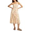 imageLucky Brand Womens Patchwork Print Midi Slip DressYellow Floral