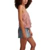 imageLucky Brand Womens Printed Asym Ruffle CamiBlush Multi