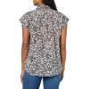imageLucky Brand Womens Printed Short Sleeve Popover WSchiffliRaven Multi