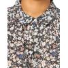 imageLucky Brand Womens Printed Short Sleeve Popover WSchiffliRaven Multi