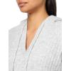 imageLucky Brand Womens Pullover Ribbed Hoodie 7ggHeather Grey
