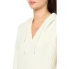 imageLucky Brand Womens Pullover Ribbed Hoodie 7ggMarshmallow