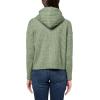 imageLucky Brand Womens Pullover Ribbed Hoodie 7ggOlivine