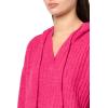 imageLucky Brand Womens Pullover Ribbed Hoodie 7ggPink Power