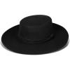 imageLucky Brand Womens Ranger Hat  Wide Brim  Felt  Rancher  Americana  Western Inspired  Classic  Fashion  CowboyBoater  Black