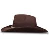imageLucky Brand Womens Ranger Hat  Wide Brim  Felt  Rancher  Americana  Western Inspired  Classic  Fashion  CowboyCowboy W Beaded Band  Brown