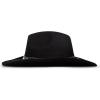 imageLucky Brand Womens Ranger Hat  Wide Brim  Felt  Rancher  Americana  Western Inspired  Classic  Fashion  CowboyCowboy W Turquosie Band  Black