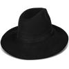 imageLucky Brand Womens Ranger Hat  Wide Brim  Felt  Rancher  Americana  Western Inspired  Classic  Fashion  CowboyRanger W Band  Black