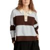 imageLucky Brand Womens Rugby PoloStarlight Blue
