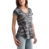 imageLucky Brand Womens Short Sleeve Camo Burnout TeeGrey Multi