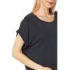 imageLucky Brand Womens Short Sleeve Sandwash Dolman Tee001 Lucky Black