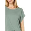 imageLucky Brand Womens Short Sleeve Sandwash Dolman TeeLoden Green
