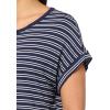 imageLucky Brand Womens Short Sleeve Sandwash Dolman TeeNavy Stripe