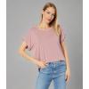 imageLucky Brand Womens Short Sleeve Sandwash Dolman TeeNostalgia Rose