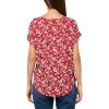 imageLucky Brand Womens Short Sleeve Sandwash Dolman TeeRed Floral