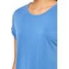 imageLucky Brand Womens Short Sleeve Sandwash Dolman TeeStrong Blue