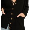imageLucky Brand Womens Slouchy Pocket CardiDark Black