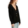 imageLucky Brand Womens Slouchy Pocket CardiDark Black