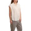 imageLucky Brand Womens Solid Short Sleeve Popover WSchiffliBright White