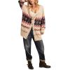 imageLucky Brand Womens Southwest Cacoon CardiNeutral Southwest Print