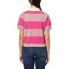 imageLucky Brand Womens Striped Polo Short Sleeve TeeWoodrose