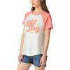 imageLucky Brand Womens Sure Thing Coke Raglan Crew TeeWhiteRed Combo