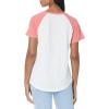 imageLucky Brand Womens Sure Thing Coke Raglan Crew TeeWhiteRed Combo