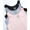 imageLucky Brand Womens Tank Top  3 Pack Stretch Cotton Scoop Neck Ribbed Sleeveless TShirt Camiseta sin Mangas para MujerLight Pink