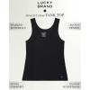 imageLucky Brand Womens Tank Top  4 Pack Stretch Cotton Scoop Neck Sleeveless TShirt Camiseta sin Mangas para MujerBlackBlackBlackBlack