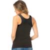 imageLucky Brand Womens Tank Top  4 Pack Stretch Cotton Scoop Neck Sleeveless TShirt Camiseta sin Mangas para MujerBlackGreyBlackWhite