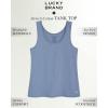 imageLucky Brand Womens Tank Top  4 Pack Stretch Cotton Scoop Neck Sleeveless TShirt Camiseta sin Mangas para MujerBlueGreySlateWhite