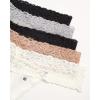 imageLucky Brand Womens Underwear  5 Pack Microfiber Stretch Lace Thong Panties SXLBlackBlackSilver SconceBrushGardenia