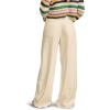 imageLucky Brand Womens Wide Leg Pleated Denim Luxe PalazzoSpring White Wash