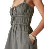 imageLucky Brand Womens Womens Tie Front Utility JumpsuitRaven