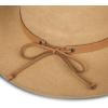 imageLucky Brand Womens Wool Fedora Wide Brim Adjustable Hat with Faux Suede Tie One Size Fits MostKhaki