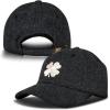 imageLucky Brand Wool Embroidered Baseball Cap with Adjustable Straps for Men and Women One Size Fits Most CloverGrey