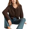 imageLucky Brand womens Slouchy Cropped CardiChocolate Torte
