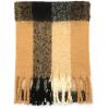 imageLucky Brand womens Woven Check Scarf and Pom Hat Set BoxedBlack